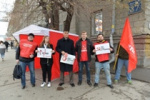 Новосибирцы — за Грудинина! Активисты КПРФ провели пикет в защиту директора Совхоза им. Ленина
